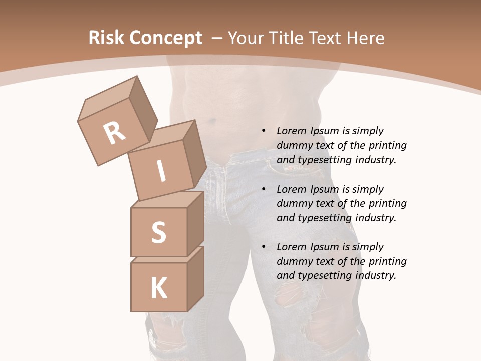 Adult Brutal Muscular PowerPoint Template