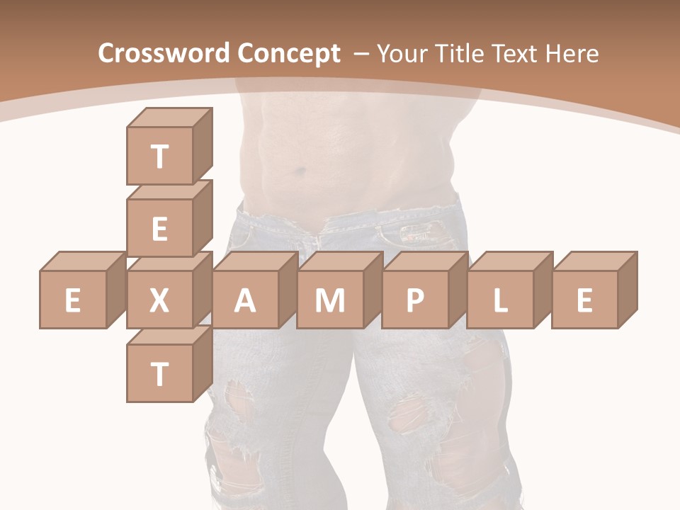 Adult Brutal Muscular PowerPoint Template