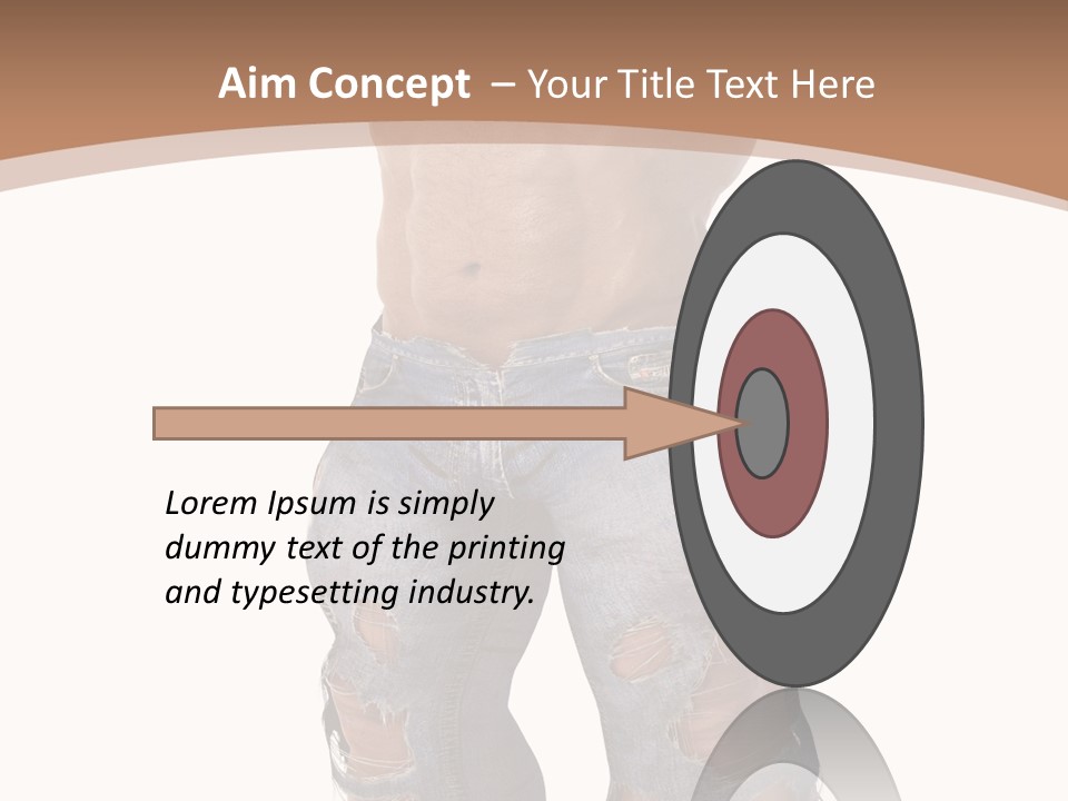 Adult Brutal Muscular PowerPoint Template