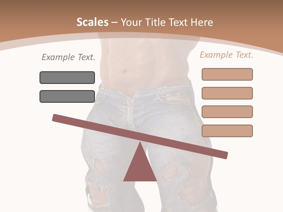 Adult Brutal Muscular PowerPoint Template