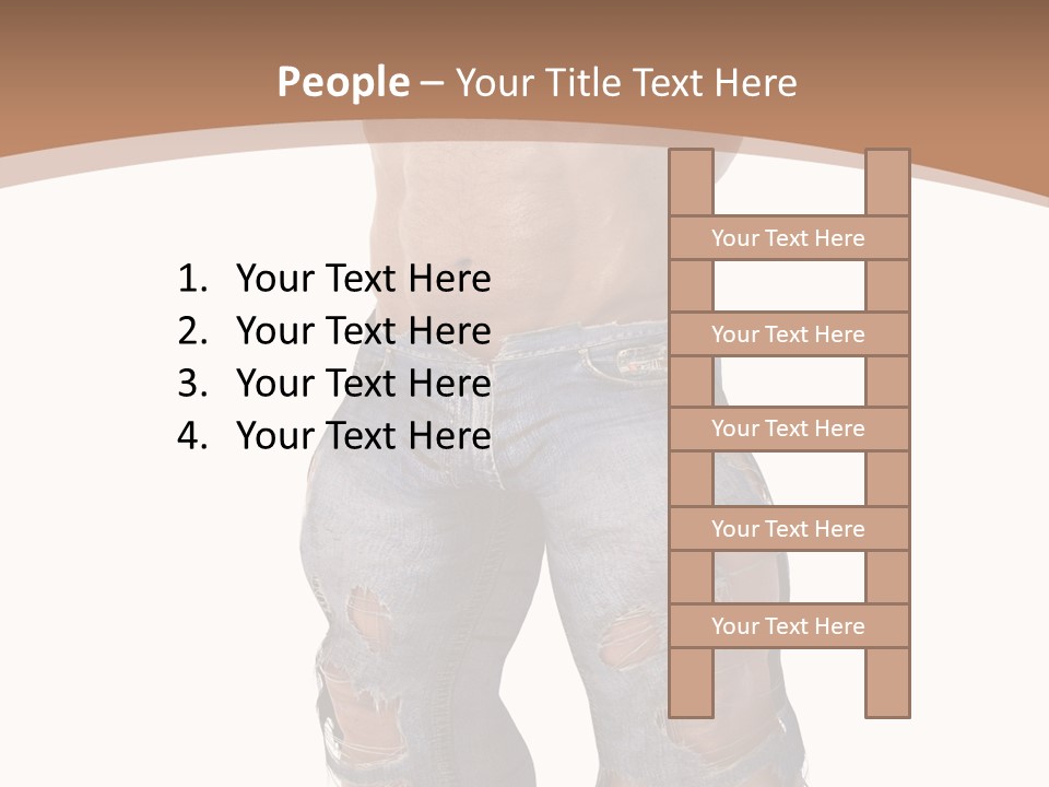 Adult Brutal Muscular PowerPoint Template