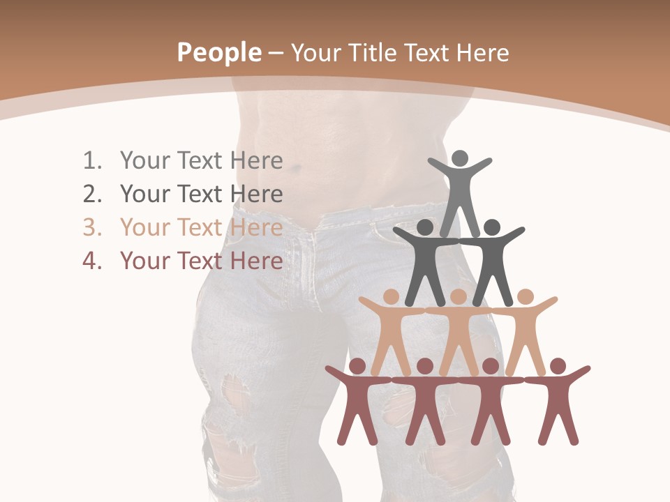 Adult Brutal Muscular PowerPoint Template
