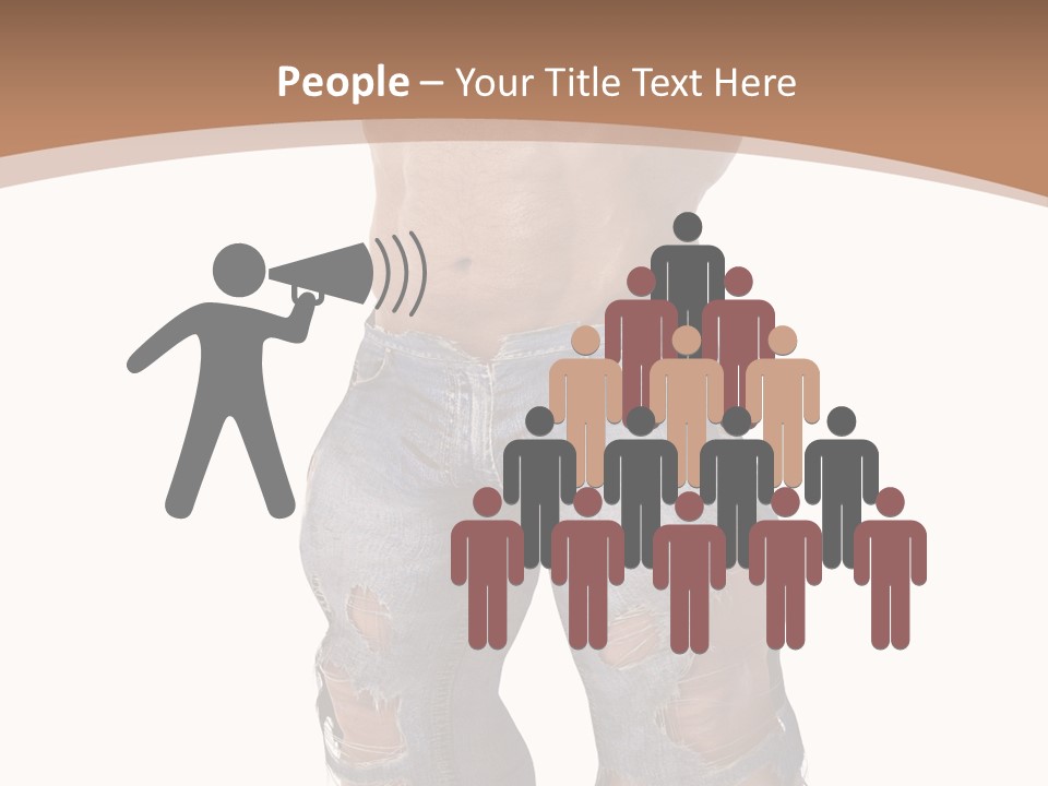 Adult Brutal Muscular PowerPoint Template