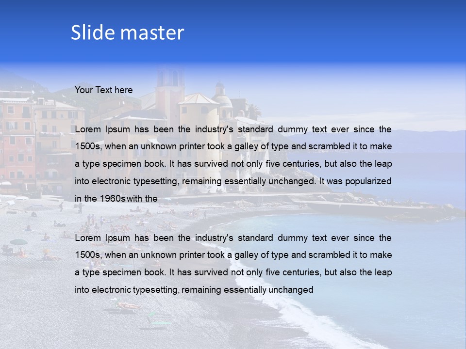 Serenity Town Terre PowerPoint Template