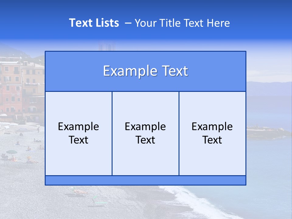 Serenity Town Terre PowerPoint Template