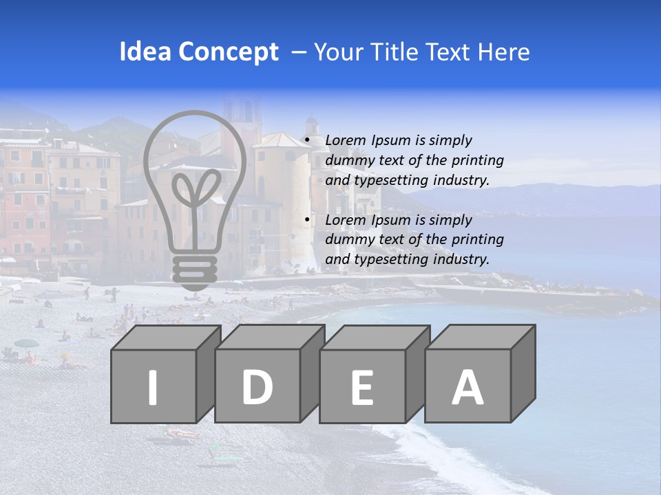 Serenity Town Terre PowerPoint Template