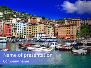 Destination Riviera Rock PowerPoint Template