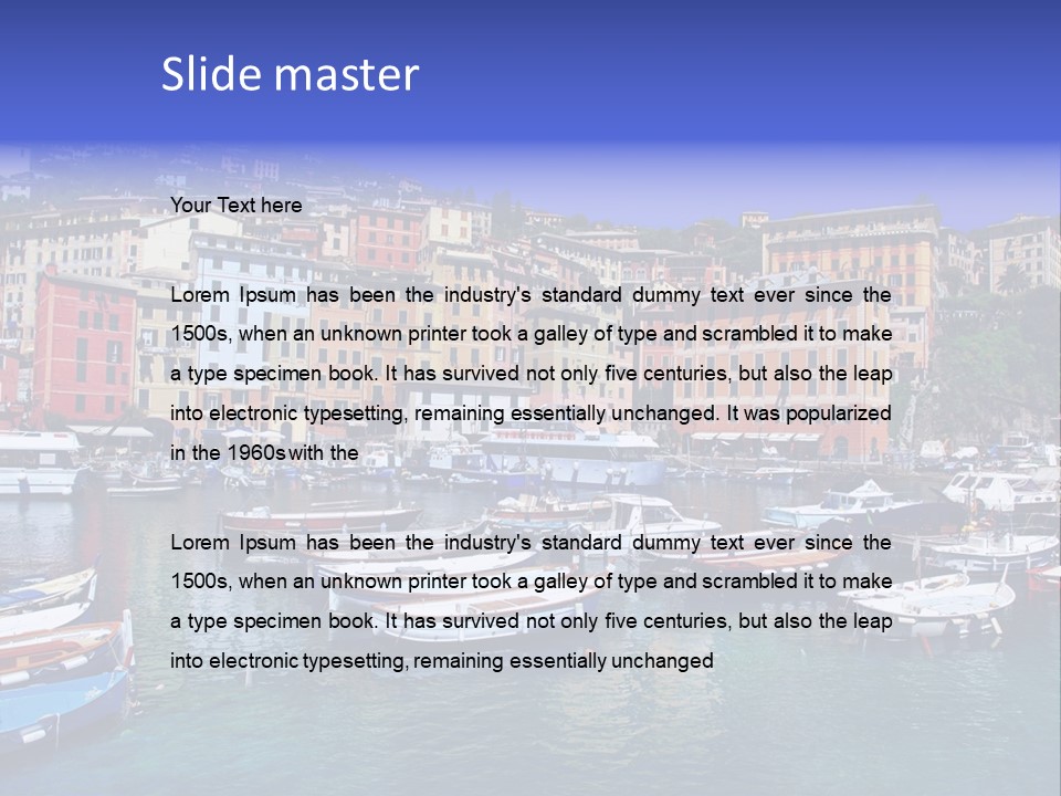 Destination Riviera Rock PowerPoint Template