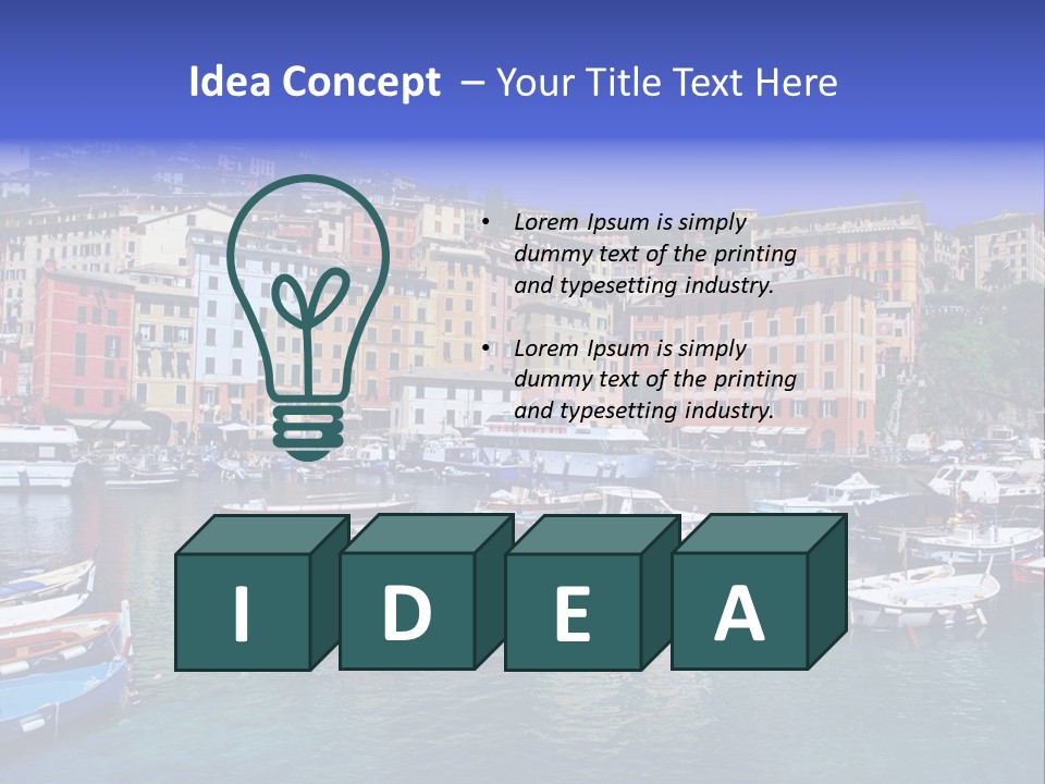 Destination Riviera Rock PowerPoint Template