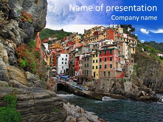 Travel Edge Sea PowerPoint Template