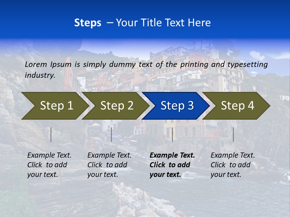 Travel Edge Sea PowerPoint Template