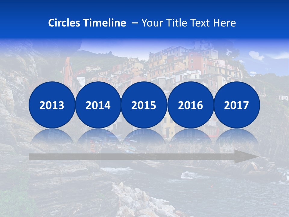 Travel Edge Sea PowerPoint Template