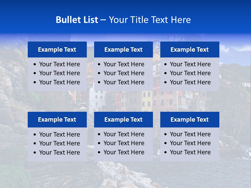 Travel Edge Sea PowerPoint Template