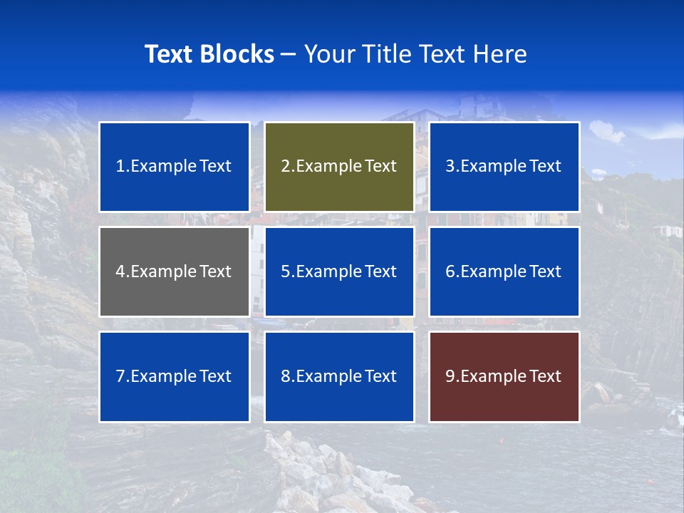 Travel Edge Sea PowerPoint Template