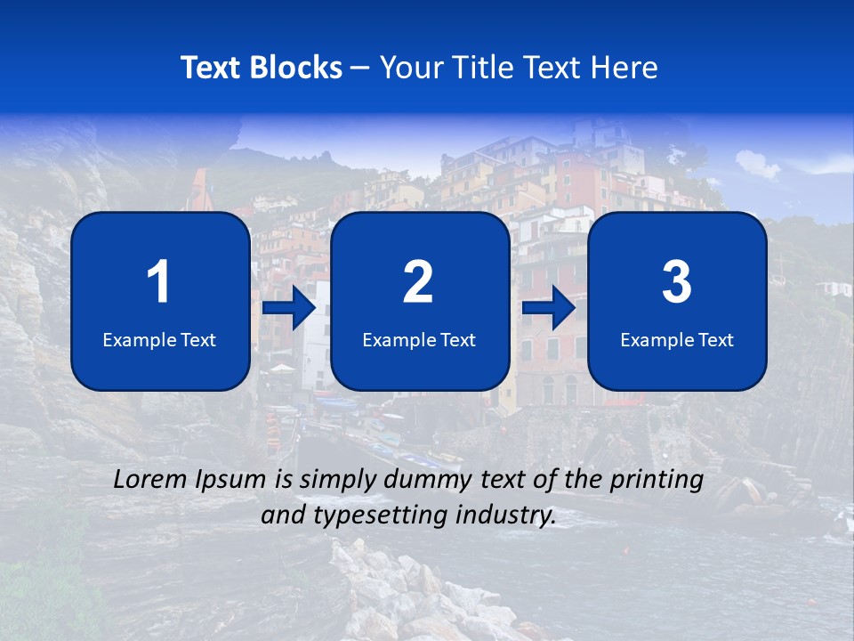 Travel Edge Sea PowerPoint Template