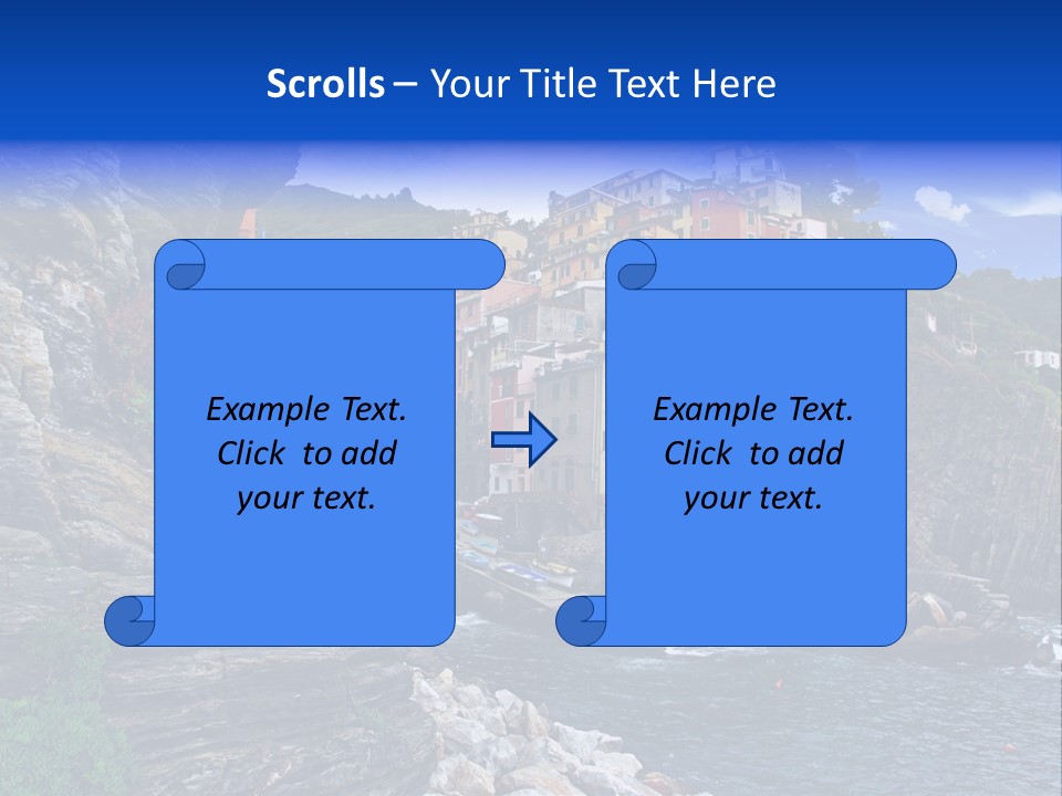 Travel Edge Sea PowerPoint Template
