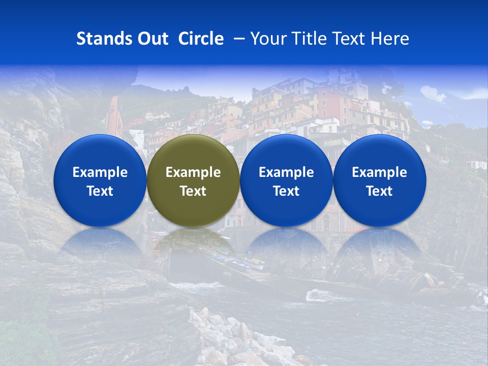 Travel Edge Sea PowerPoint Template