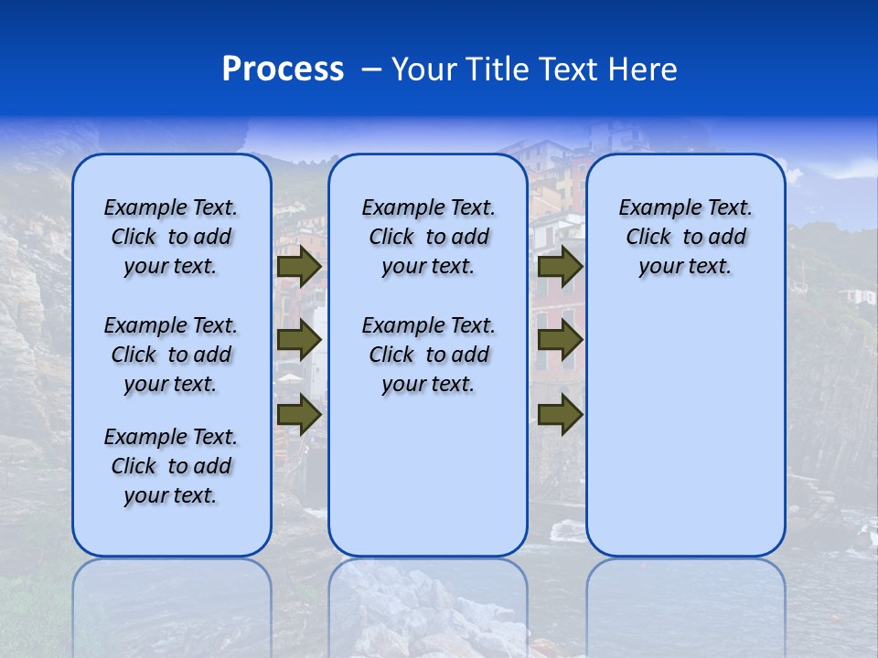 Travel Edge Sea PowerPoint Template