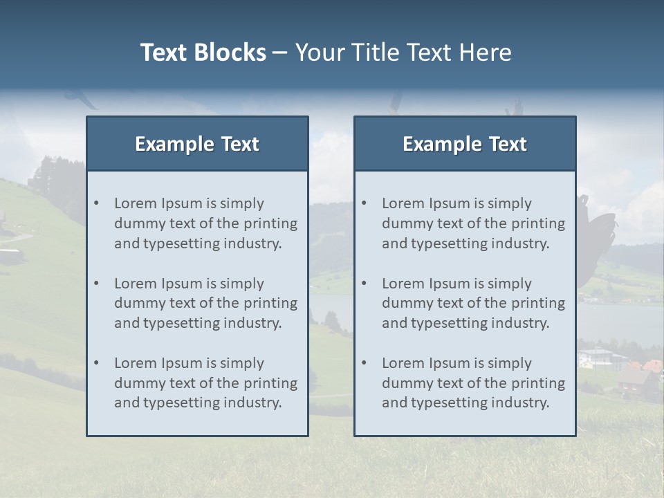 Trekking Hiking People PowerPoint Template