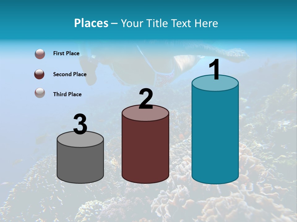 Underwater Clear Sunny PowerPoint Template