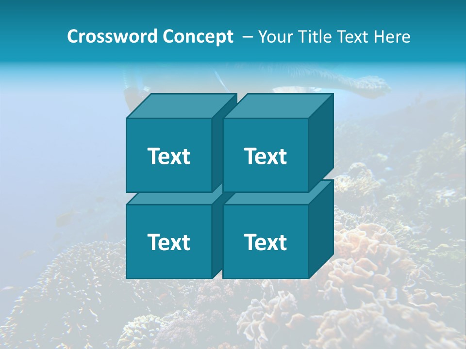 Underwater Clear Sunny PowerPoint Template