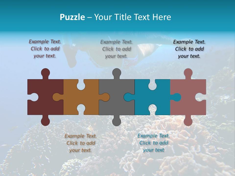 Underwater Clear Sunny PowerPoint Template