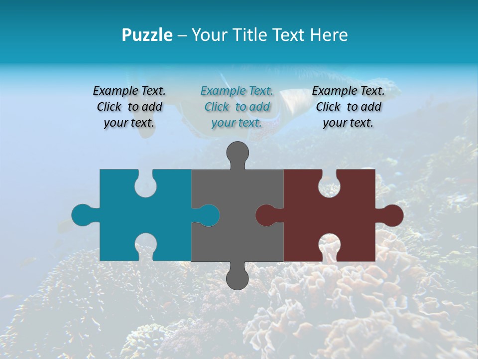 Underwater Clear Sunny PowerPoint Template