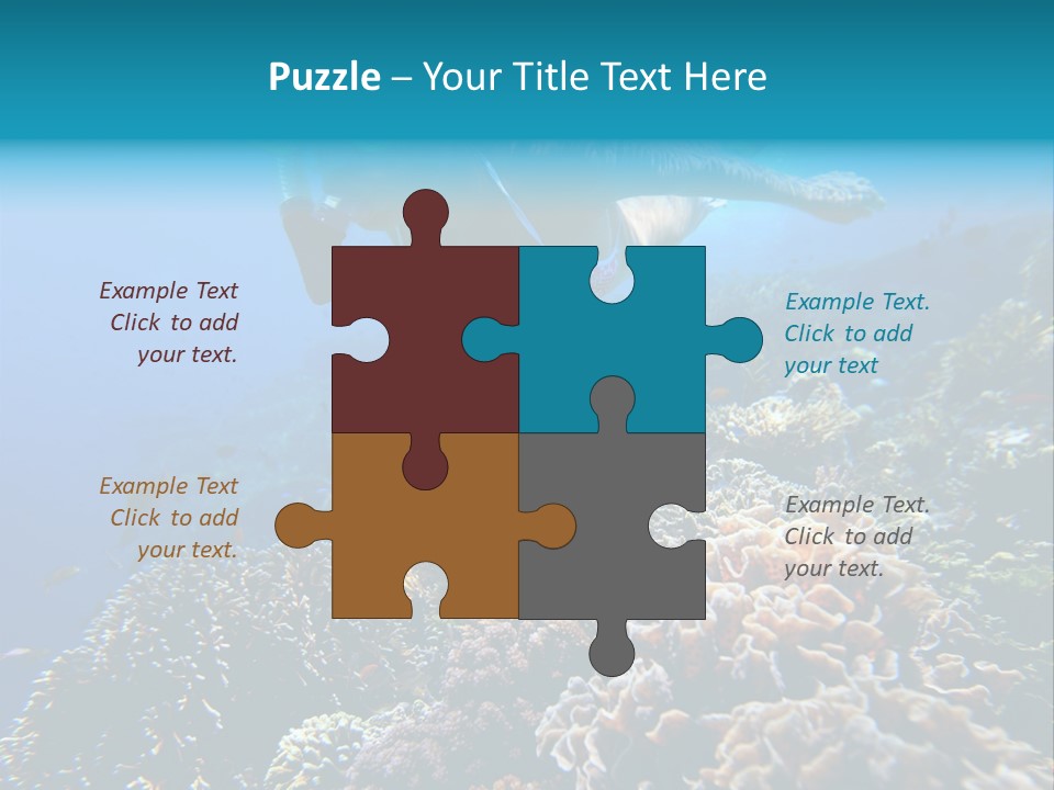 Underwater Clear Sunny PowerPoint Template