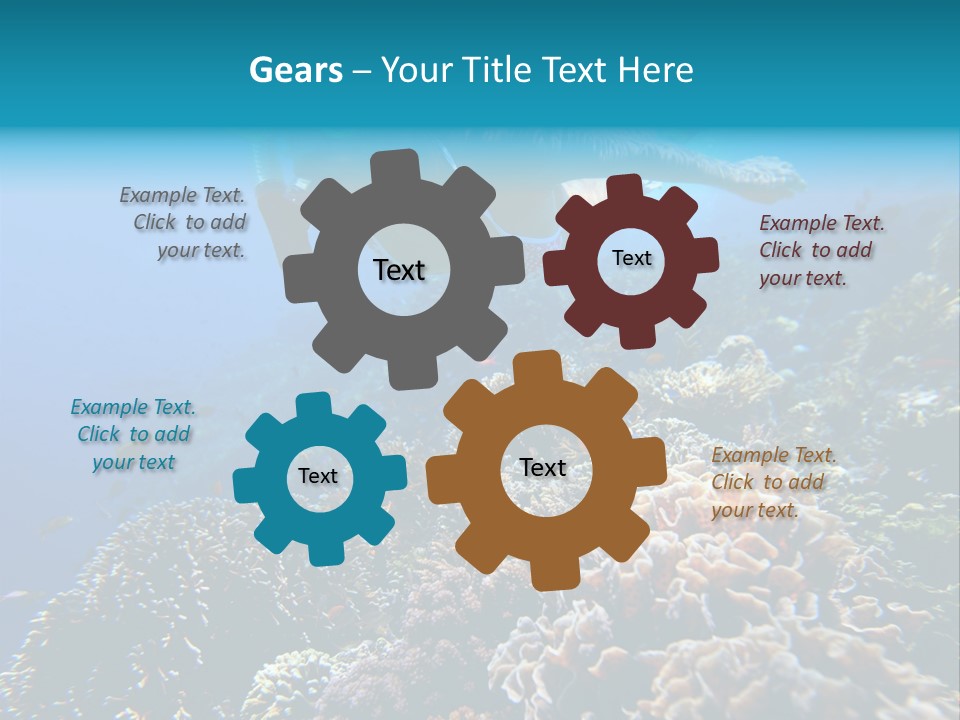 Underwater Clear Sunny PowerPoint Template