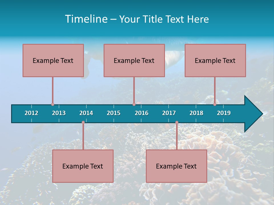 Underwater Clear Sunny PowerPoint Template