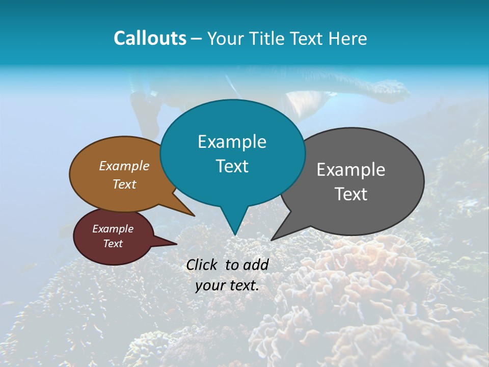 Underwater Clear Sunny PowerPoint Template