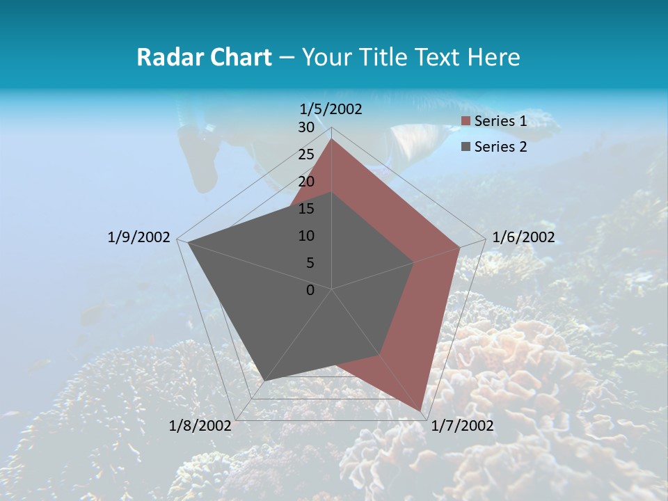 Underwater Clear Sunny PowerPoint Template