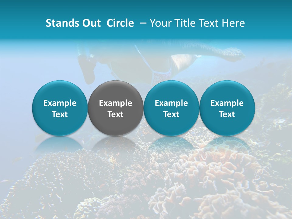 Underwater Clear Sunny PowerPoint Template
