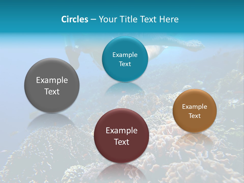 Underwater Clear Sunny PowerPoint Template
