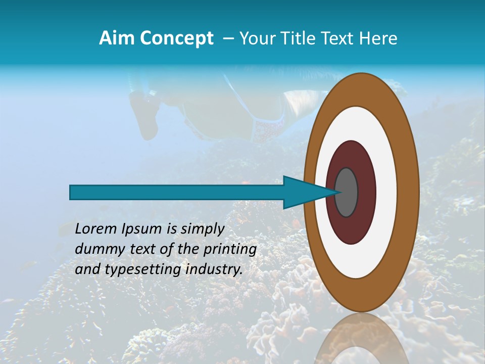 Underwater Clear Sunny PowerPoint Template