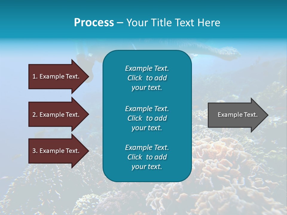 Underwater Clear Sunny PowerPoint Template