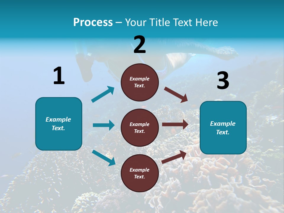Underwater Clear Sunny PowerPoint Template