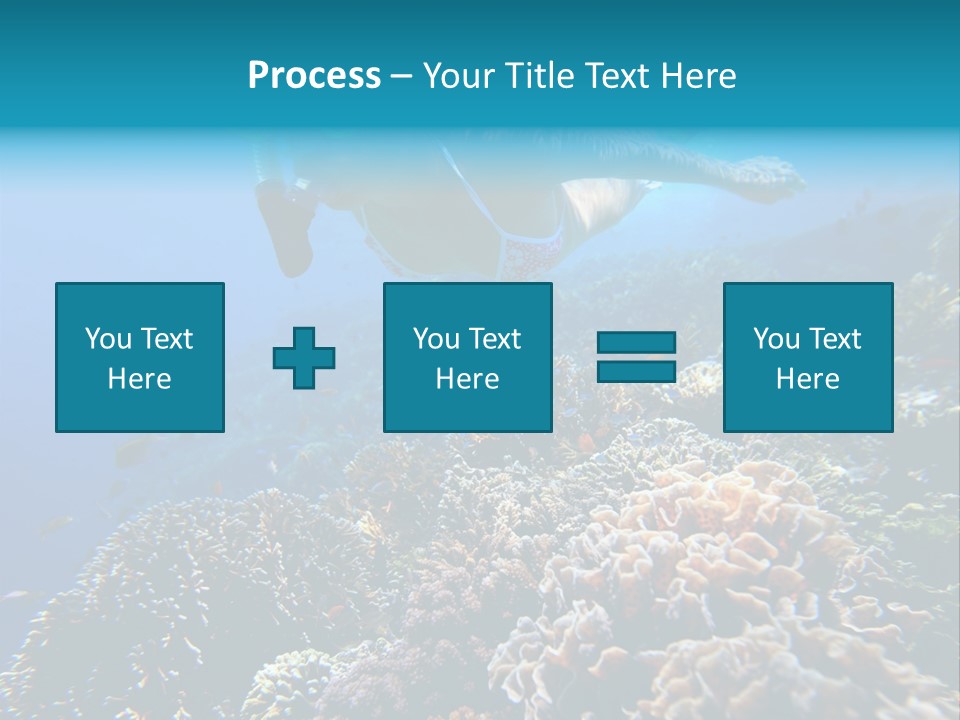Underwater Clear Sunny PowerPoint Template