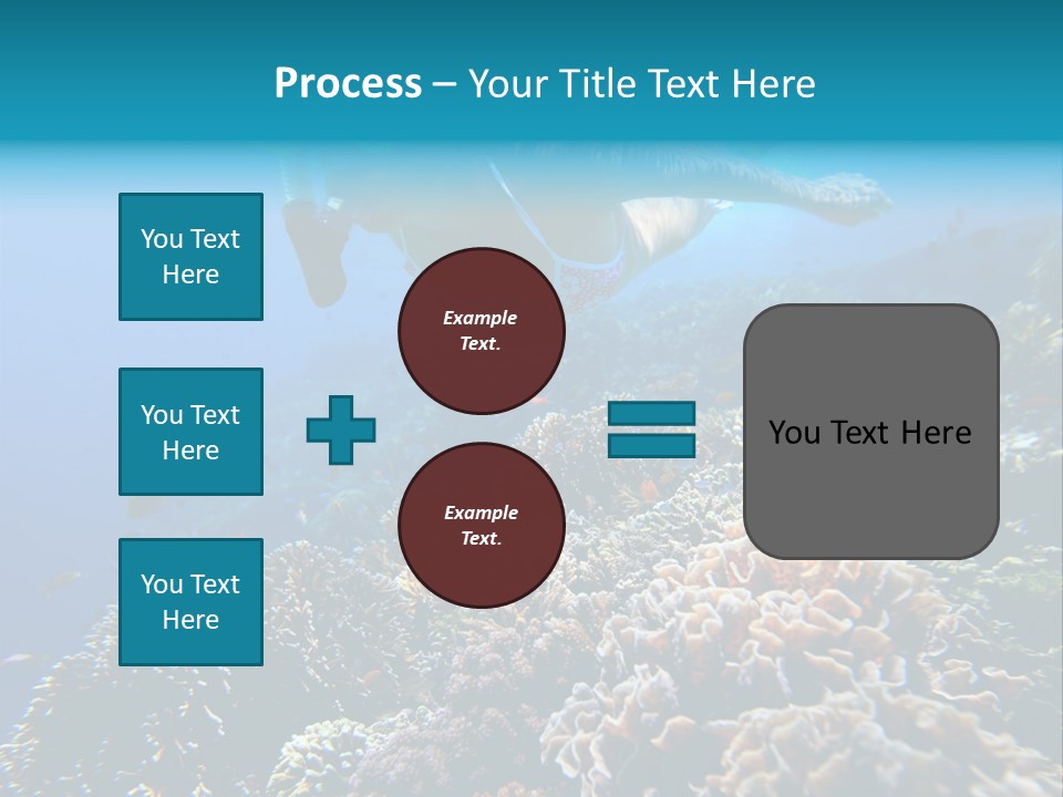 Underwater Clear Sunny PowerPoint Template