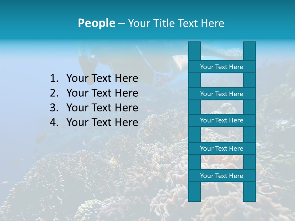 Underwater Clear Sunny PowerPoint Template