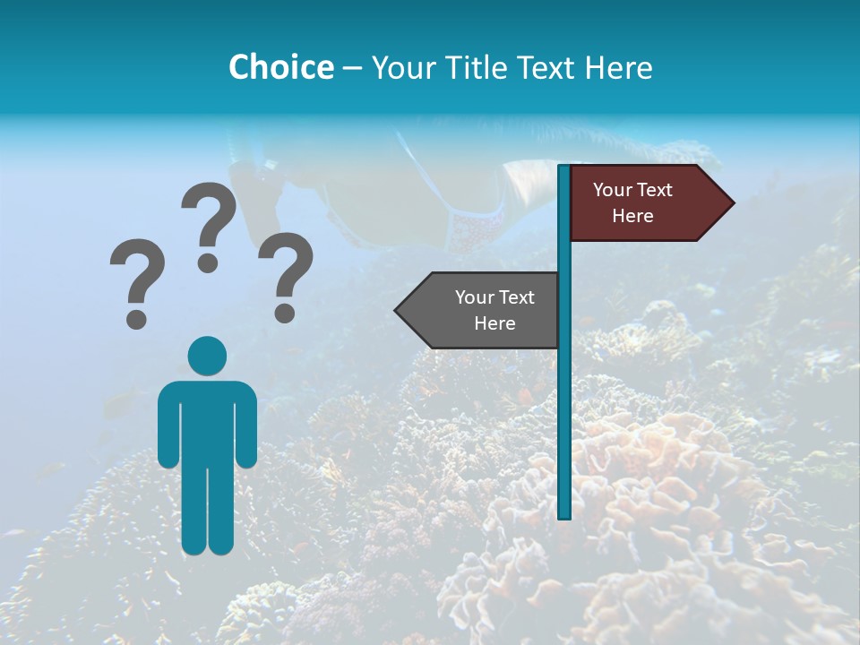 Underwater Clear Sunny PowerPoint Template