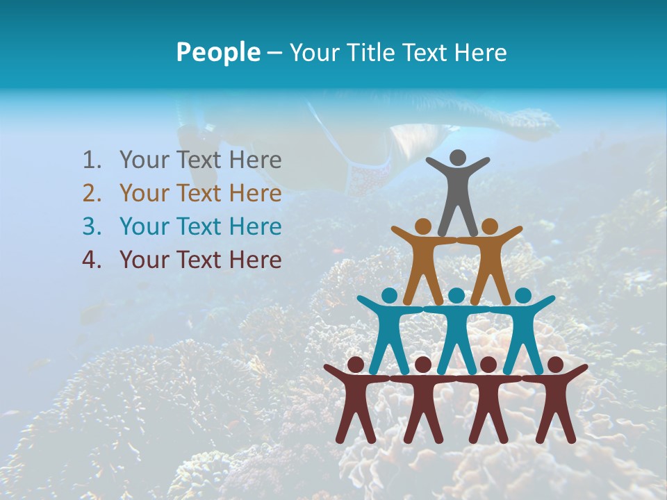 Underwater Clear Sunny PowerPoint Template