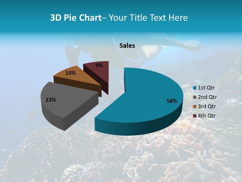 Underwater Clear Sunny PowerPoint Template