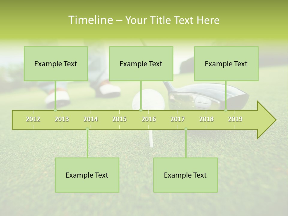 Fairway  Man PowerPoint Template
