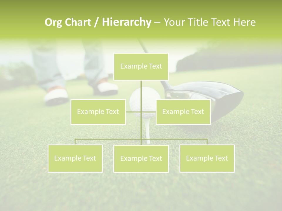 Fairway  Man PowerPoint Template