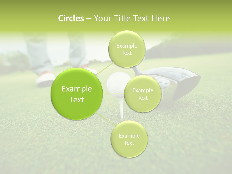 Fairway  Man PowerPoint Template