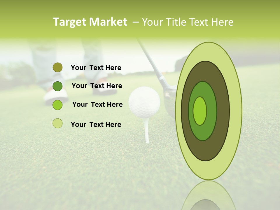 Fairway  Man PowerPoint Template