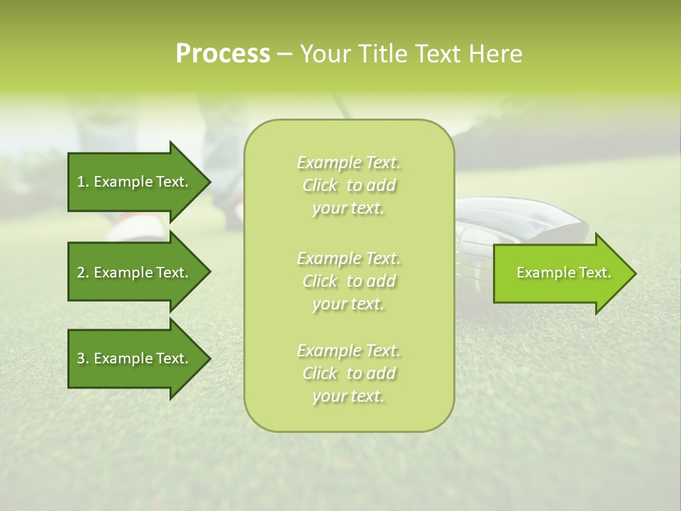 Fairway  Man PowerPoint Template