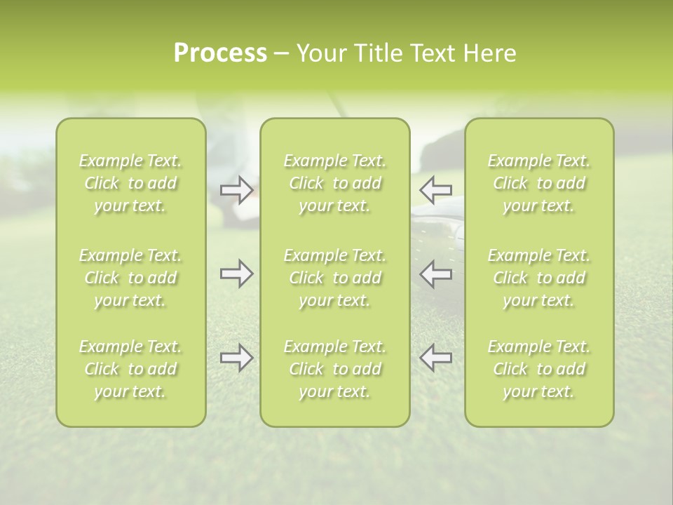 Fairway  Man PowerPoint Template