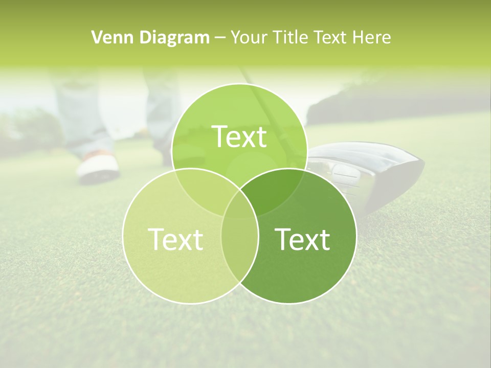 Fairway  Man PowerPoint Template